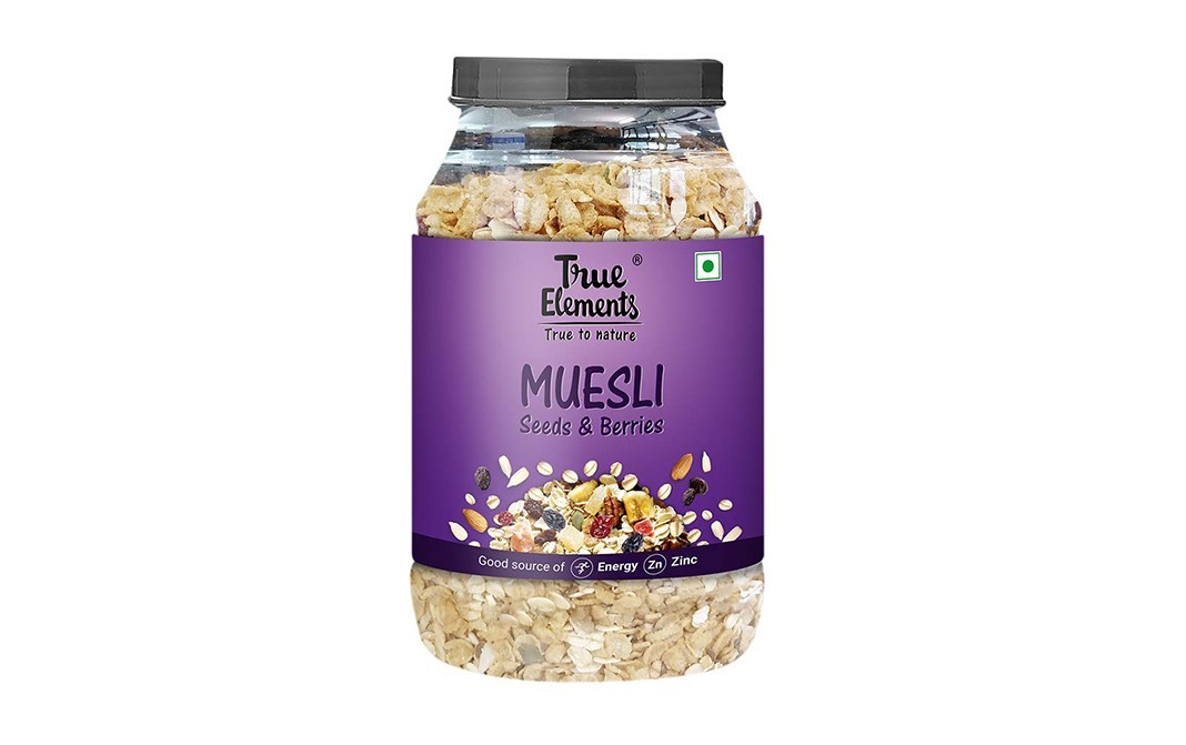 True Elements Muesli Seeds & Berries    Plastic Jar  1 kilogram